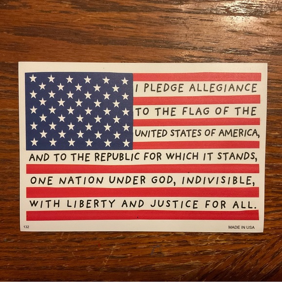 🇺🇸Pledge Of Allegiance Patriotic Magnet! - Picture 1 of 5